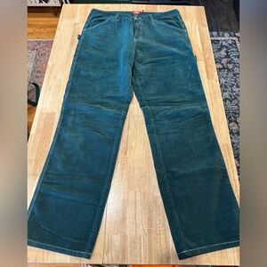Dickies Green Corduroy Carpenter Pants